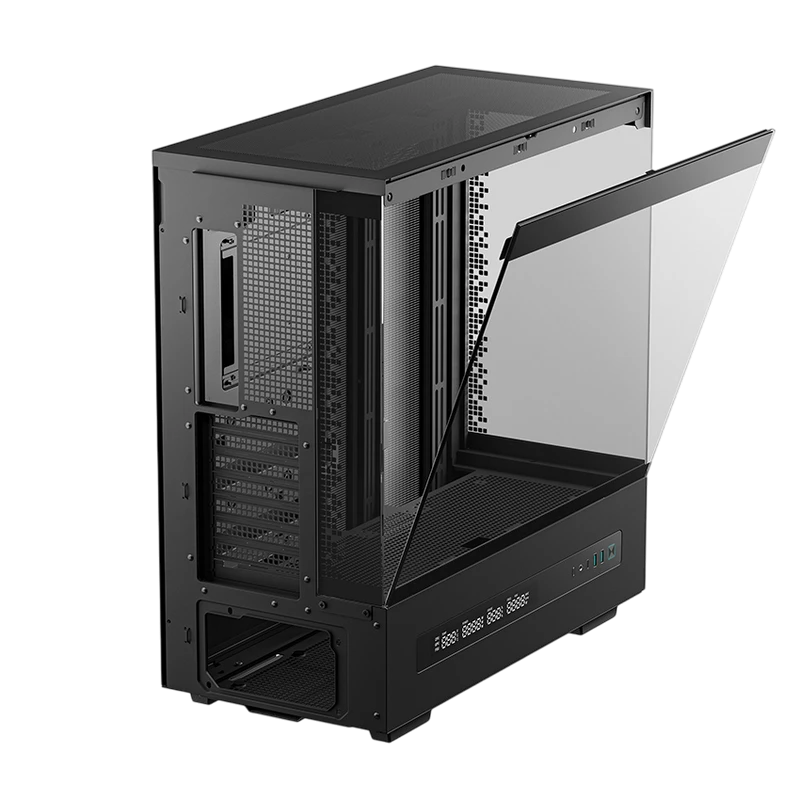 Carcasă pc deepcool ch690 digital, midi-tower, fără psu, negru 8