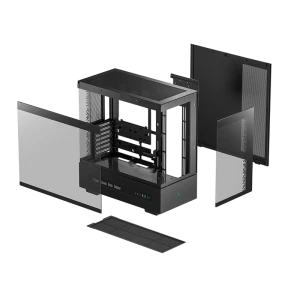 Carcasă pc deepcool ch690 digital, midi-tower, fără psu, negru Thumbnail 3