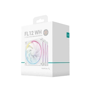 Ventilator pc deepcool fl12 se wh 3in1 kit, 120 mm Thumbnail 4