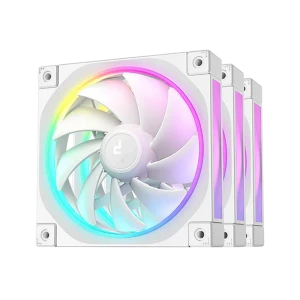 Вентилятор для пк deepcool fl12 se wh 3in1 kit, 120 мм