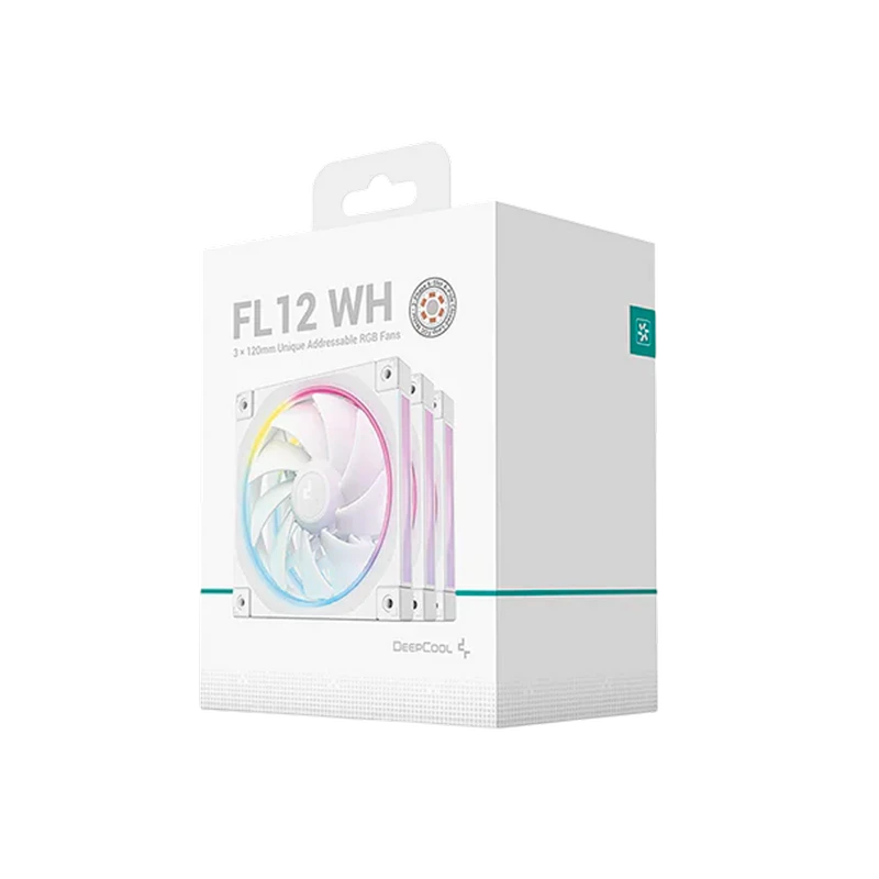 Ventilator pc deepcool fl12 se wh 3in1 kit, 120 mm 4