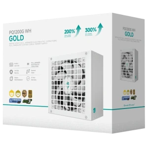 Блок питания для компьютеров deepcool gamerstorm pq1200g wh, 1200вт, atx, полностью модульный Thumbnail 2