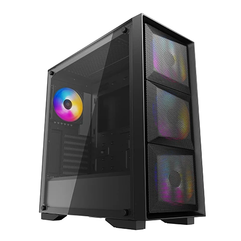 Компьютерный корпус deepcool matrexx 50 mesh 4fs, midi-tower, atx ps2 , чёрный 29