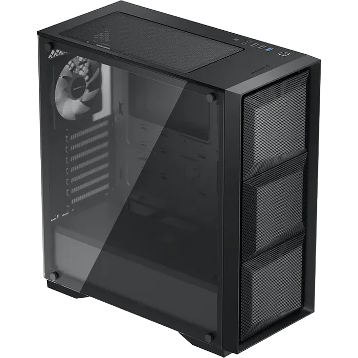 Компьютерный корпус deepcool matrexx 50 mesh 4fs, midi-tower, atx ps2 , чёрный 6