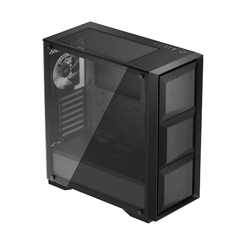 Компьютерный корпус deepcool matrexx 50 mesh 4fs, midi-tower, atx ps2 , чёрный 33