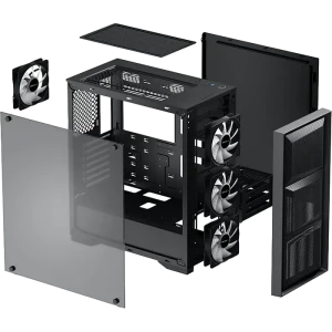 Компьютерный корпус deepcool matrexx 50 mesh 4fs, midi-tower, atx ps2 , чёрный Thumbnail 24