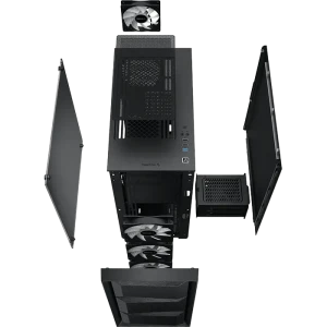 Компьютерный корпус deepcool matrexx 50 mesh 4fs, midi-tower, atx ps2 , чёрный Thumbnail 2