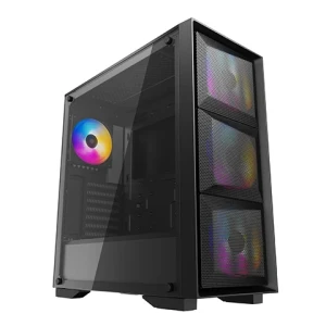Компьютерный корпус deepcool matrexx 50 mesh 4fs, midi-tower, atx ps2 , чёрный Thumbnail 9