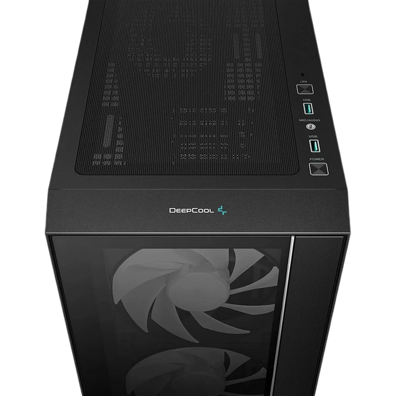 Carcasă pc deepcool matrexx 55 v4 , midi-tower, fără psu, negru 3