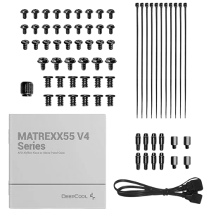 Carcasă pc deepcool matrexx 55 v4 , midi-tower, fără psu, negru Thumbnail 4