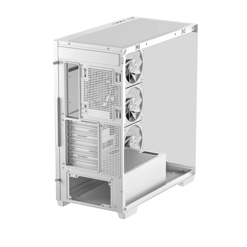 Carcasă pc deepcool cg580 4f v2, midi-tower, fără psu, alb 2