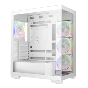 Carcasă pc deepcool cg580 4f v2, midi-tower, fără psu, alb