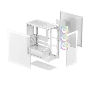 Carcasă pc deepcool cg580 4f v2, midi-tower, fără psu, alb Thumbnail 5