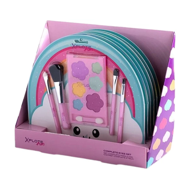 Set de farduri pentru pleoape xplote fun „curcubeu magic” 3