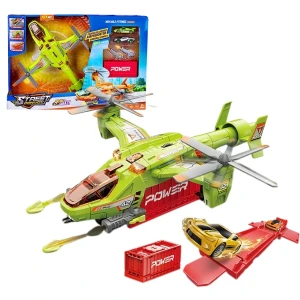 Set de joacă "elicopter de vânătoare", cu sunet, verde