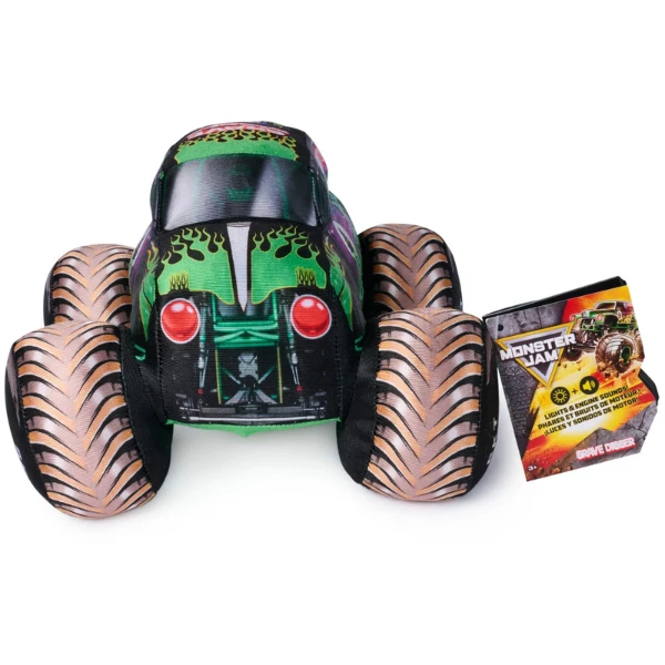 Monster truck „megalodon și grave digger”, de pluș 5