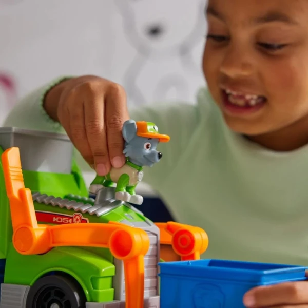 Camion de reciclare cu figurina, seria "patrula cățelușilor" 8