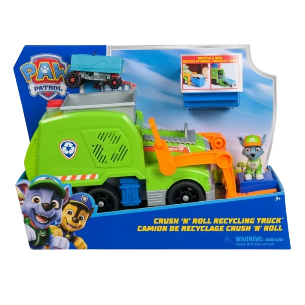 Camion de reciclare cu figurina, seria "patrula cățelușilor" 3