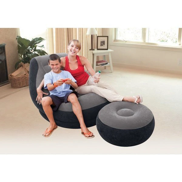 Intex velur ultra lounge (chair &amp; ottoman) 99x130x76cm / 64x28cm 2