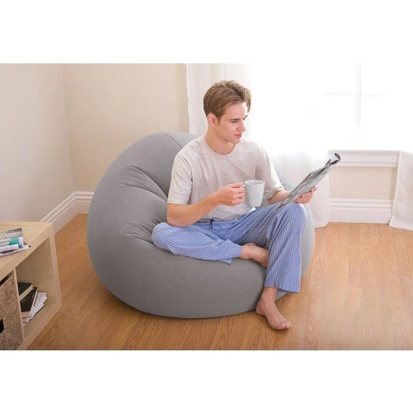 Intex fotoliu velur 107x104x69cm beanless bag 2