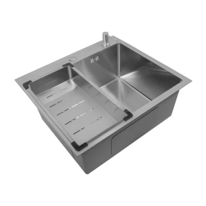 Кухонная мойка handmade SanDonna HD5550 (Серебристый)