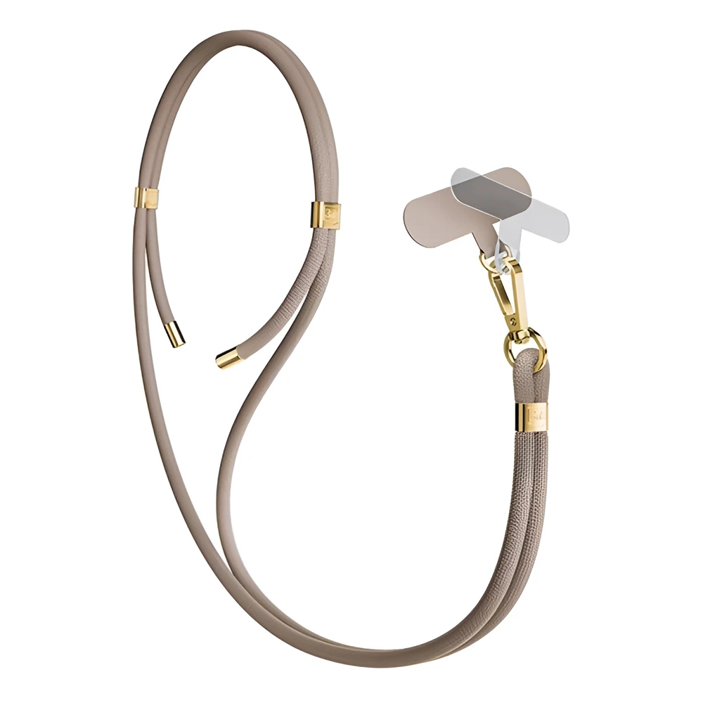 Woo lanyard long strap, beige 3