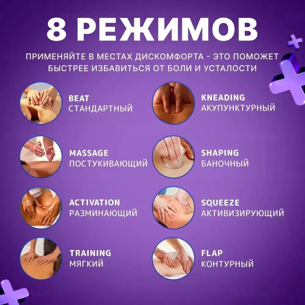 Masajor microcurent pentru corp (s217--17) 6