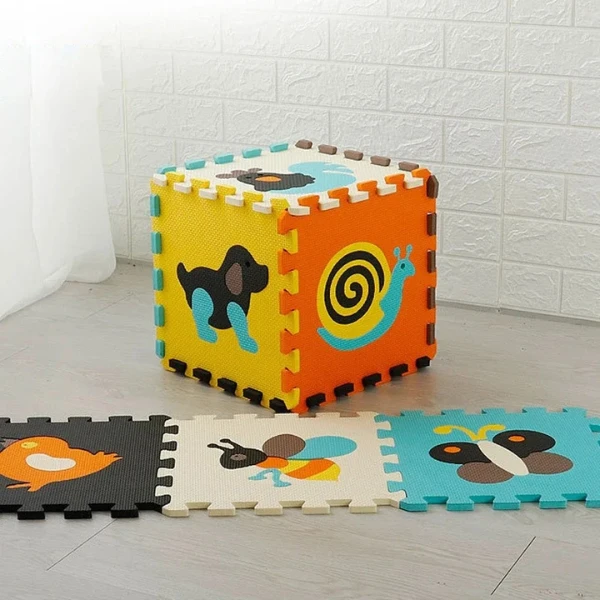 Covoraș-puzzle educativ „lumea animăluțelor drăguțe” 2