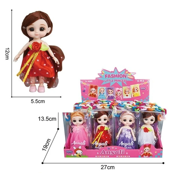 Păpușa "micuța prințesă" 12 cm. (în as.) 4