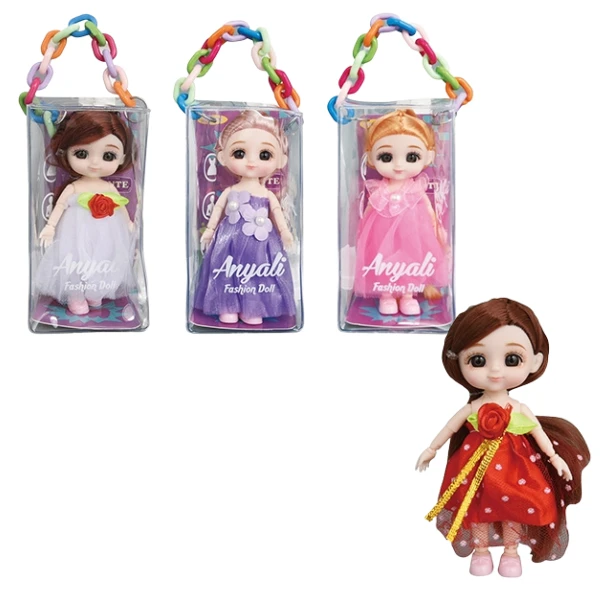 Păpușa "micuța prințesă" 12 cm. (în as.) 2