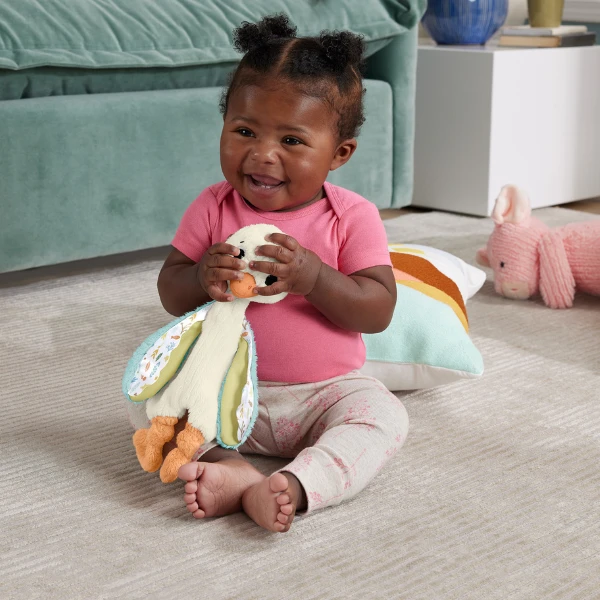 Fisher-price jucărie de pluș "gâscă" cu sunete  pentru nou-născuți 6