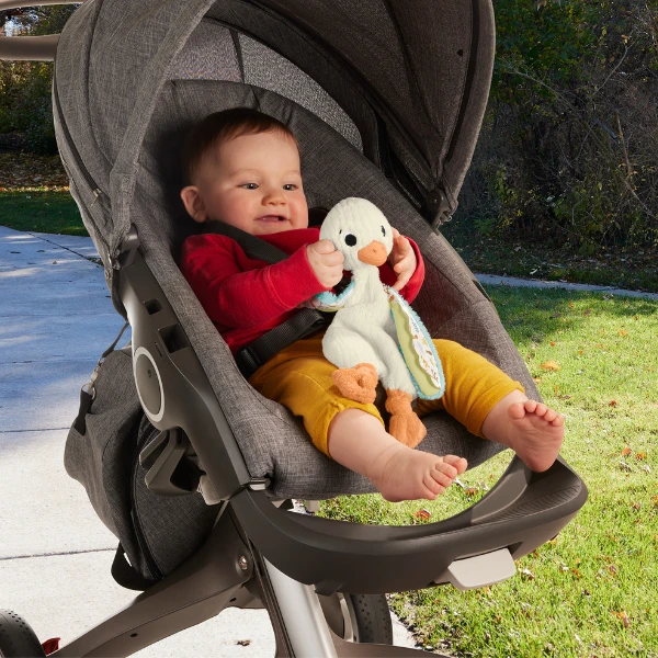 Fisher-price jucărie de pluș "gâscă" cu sunete  pentru nou-născuți 5