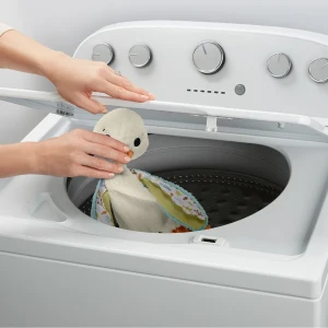Fisher-price jucărie de pluș "gâscă" cu sunete  pentru nou-născuți Thumbnail 7