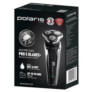 Aparat de ras electric polaris pmr0307rc, negru Thumbnail 6