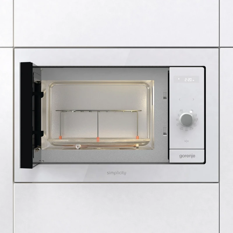 Микроволновая печь gorenje bm 235 g1syw, белый 3
