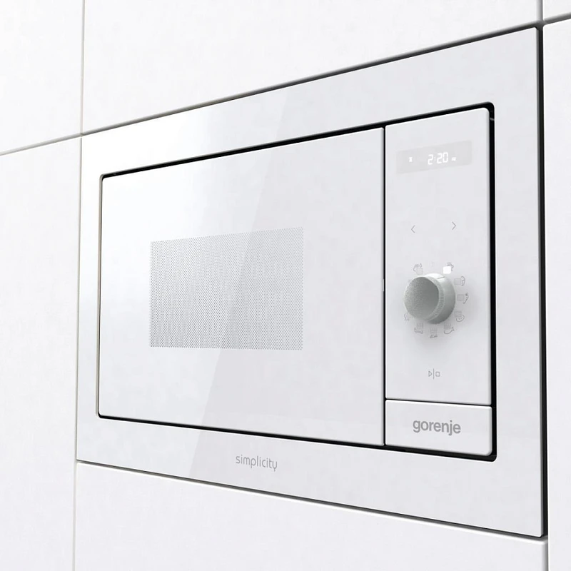 Микроволновая печь gorenje bm 235 g1syw, белый 9