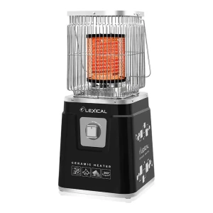 Электрический черный обогреватель – керамический  heater lexical 2000w (lqh-8010-3) Thumbnail 1