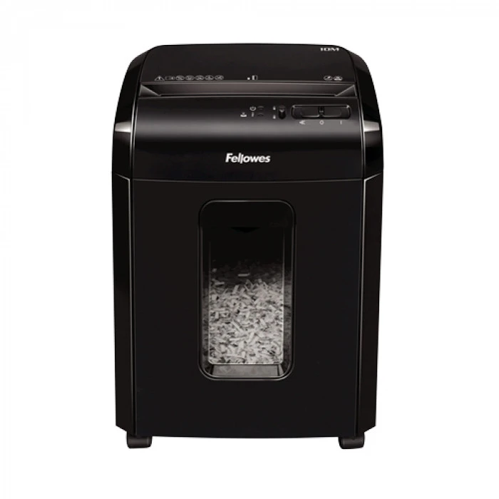 Шредер fellowes powershred® 10m, чёрный 2