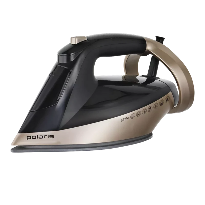 Утюг polaris pir 2852ak, 2800вт, черный | золотистый 3