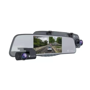 Navitel mr255nv mirror car video recorder + woo microsd card uhs-i (u1) (c10) + sd adapter, integra, 64 gb