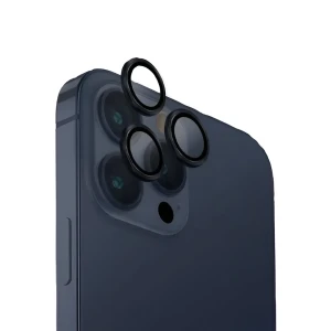 Uniq optix aluminium camera lens protector for iphone 15 pro, black Thumbnail 2