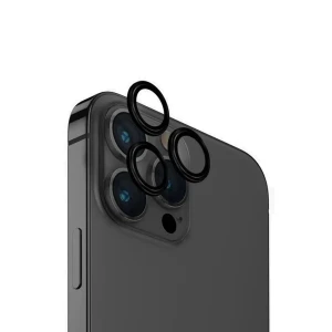 Защитное стекло для камеры uniq optix aluminium для iphone 15 pro, черное