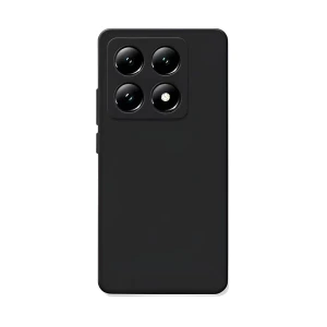 Силиконовый чехол woo case silicone neo soft для xiaomi 14t, черный Thumbnail 2