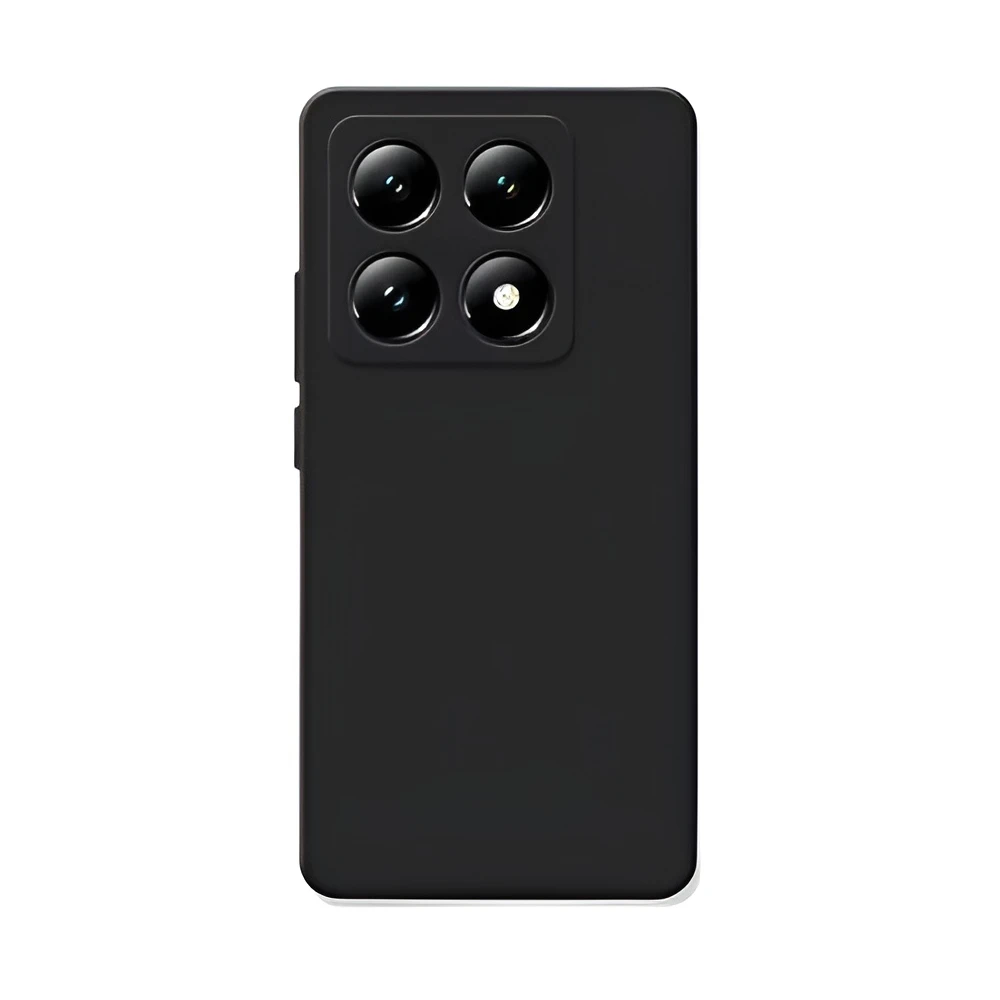 Силиконовый чехол woo case silicone neo soft для xiaomi 14t, черный 2