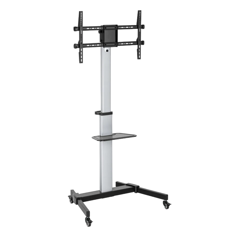 Подставка под телевизор на ножке reflecta elegant 86p-shelf, серебристый 3