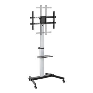 Подставка под телевизор на ножке reflecta elegant 86p-shelf, серебристый