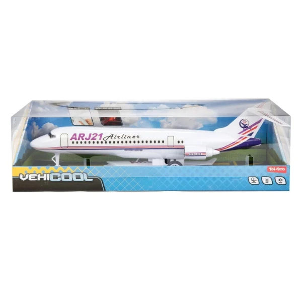Avion de pasageri cu lumini și efecte sonore 5