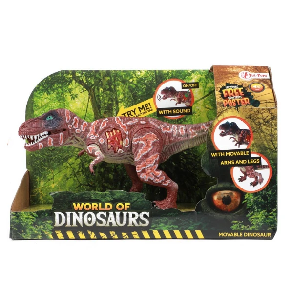 Lumea dinozaurilor, dinozaur cu mișcări și sunete 6