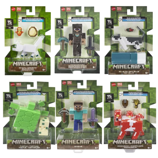 Figurină de bază minecraft, 8 cm, în ass. 3