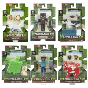 Figurină de bază minecraft, 8 cm, în ass. Thumbnail 3